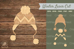 Beanie Laser Cut Decoration SVG Bundle - CraftNest - Digital Crafting and Art
