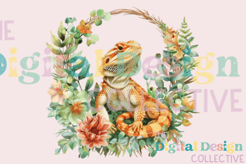 Bearded Dragon Clipart Bundle - CraftNest - Digital Crafting and Art