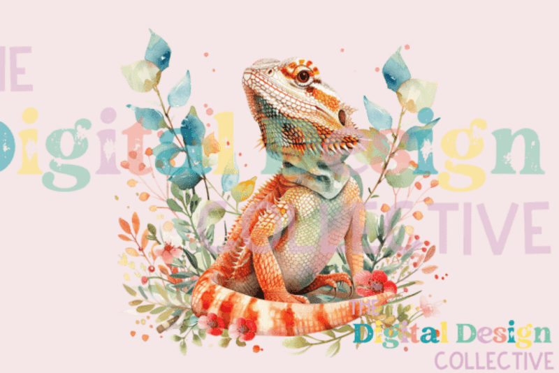 Bearded Dragon Clipart Bundle - CraftNest - Digital Crafting and Art