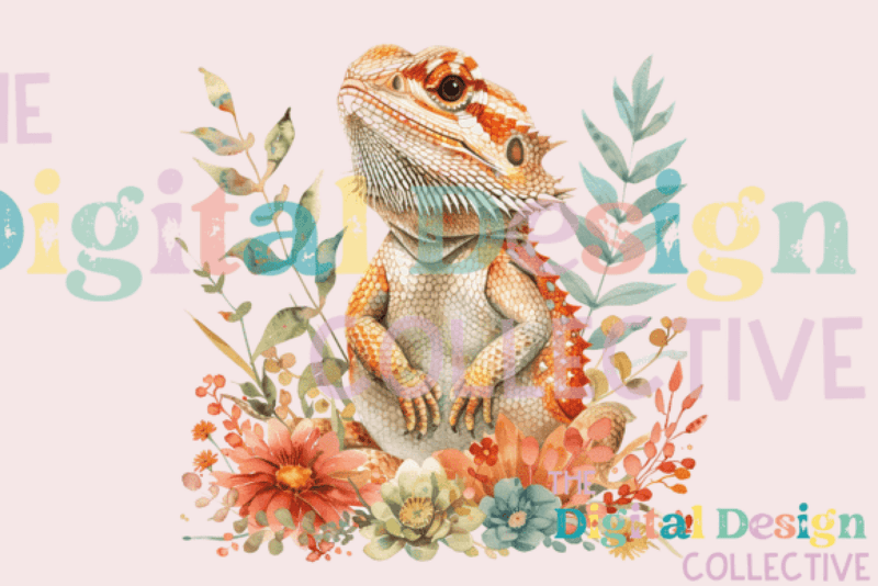 Bearded Dragon Clipart Bundle - CraftNest - Digital Crafting and Art
