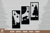 Bear in the Forest Home Decor Clipart Bundle