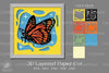 Beautiful Butterfly 3D Layered Paper Cut Clipart Bundle