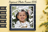 Beautiful Floral Photo Frame Papercut Clipart Bundle