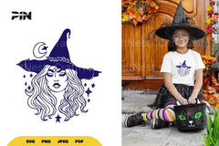 Beautiful Witch Halloween SVG Bundle - CraftNest - Digital Crafting and Art