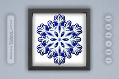 Beauty Snowflake Mandala Papercut SVG Bundle - CraftNest - Digital Crafting and Art
