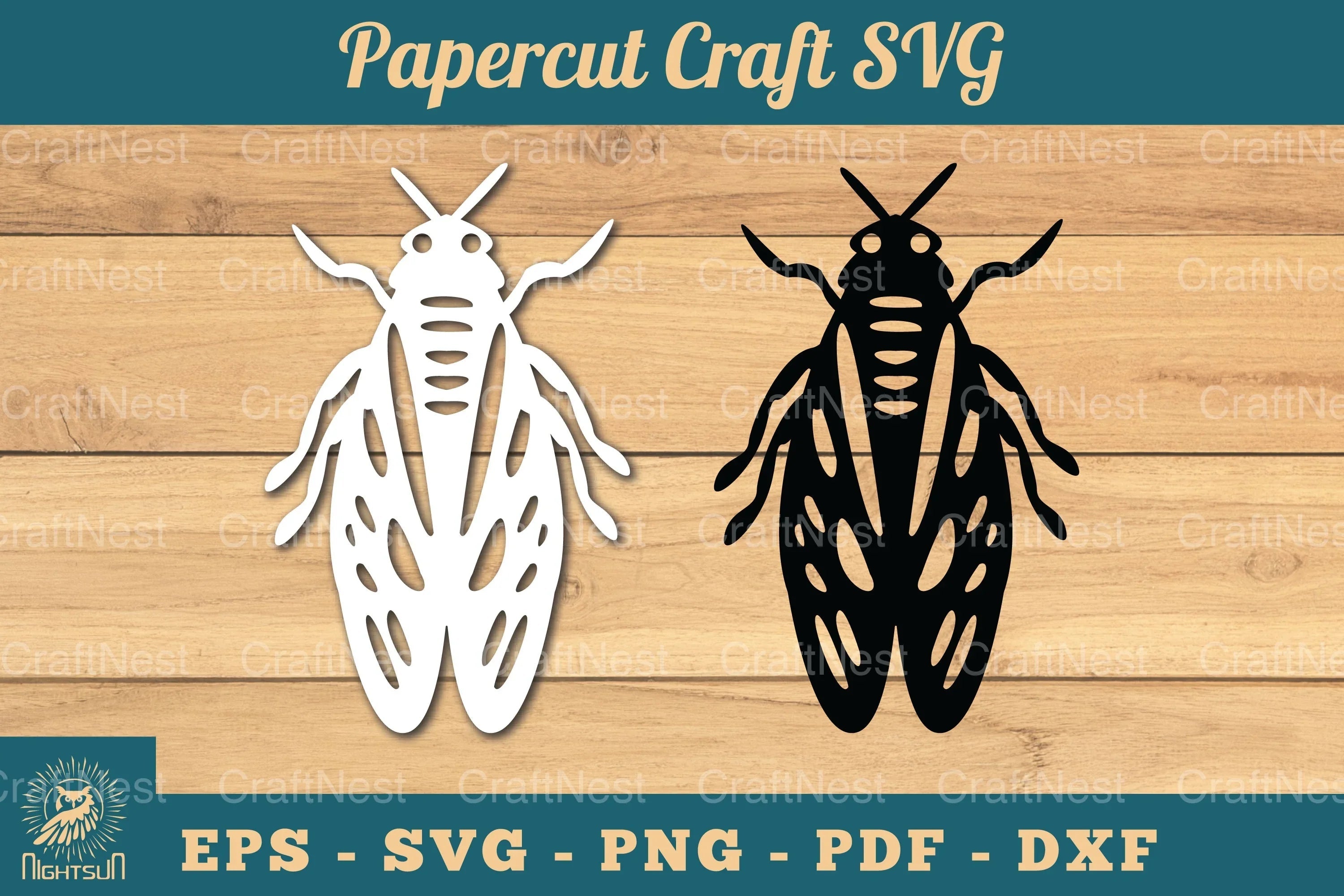 Bee Paper Cutting Craft SVG Bundle - CraftNest - Digital Crafting and Art