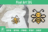 Bee Pixel Art Clipart Bundle