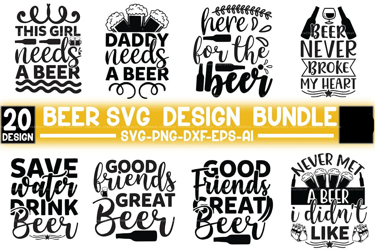 Beer Design SVG Bundle