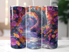 Begonias Flowers Tumbler Wrap - CraftNest - Digital Crafting and Art
