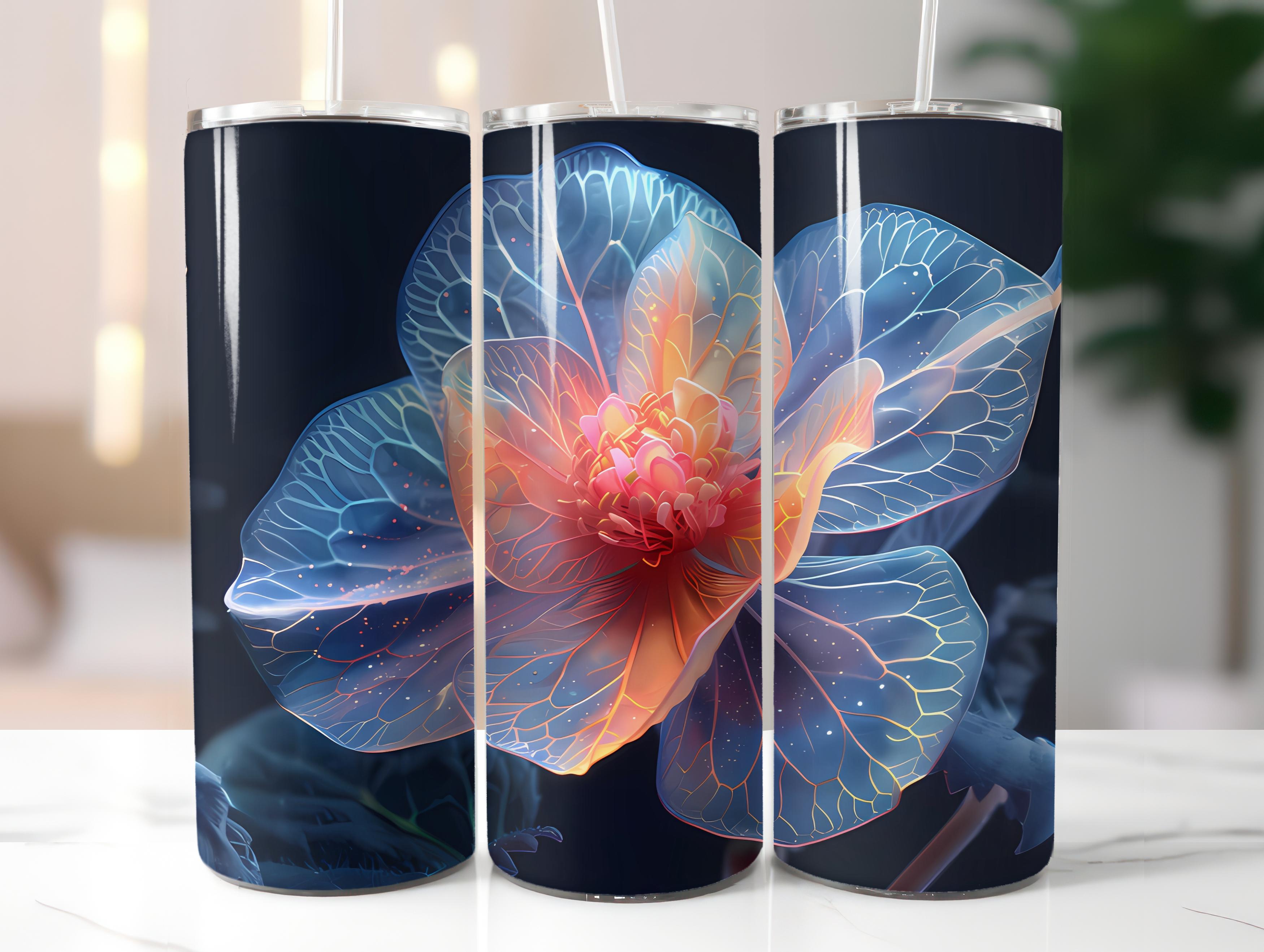 Begonias Flowers Tumbler Wrap - CraftNest - Digital Crafting and Art