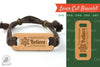 Believe Laser Cut Bracelet Design Bundle