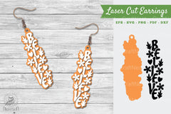 Believe Laser Cut Earrings SVG Design Bundle - CraftNest - Digital Crafting and Art
