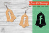 Bell Letter F Laser Cut Earrings SVG Bundle