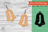 Bell Letter J Laser Cut Earrings Design Bundle