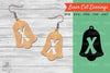 Bell Letter X Laser Cut Earrings Clipart Bundle