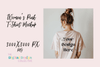 Pink Bella Canvas T-Shirt Mockup