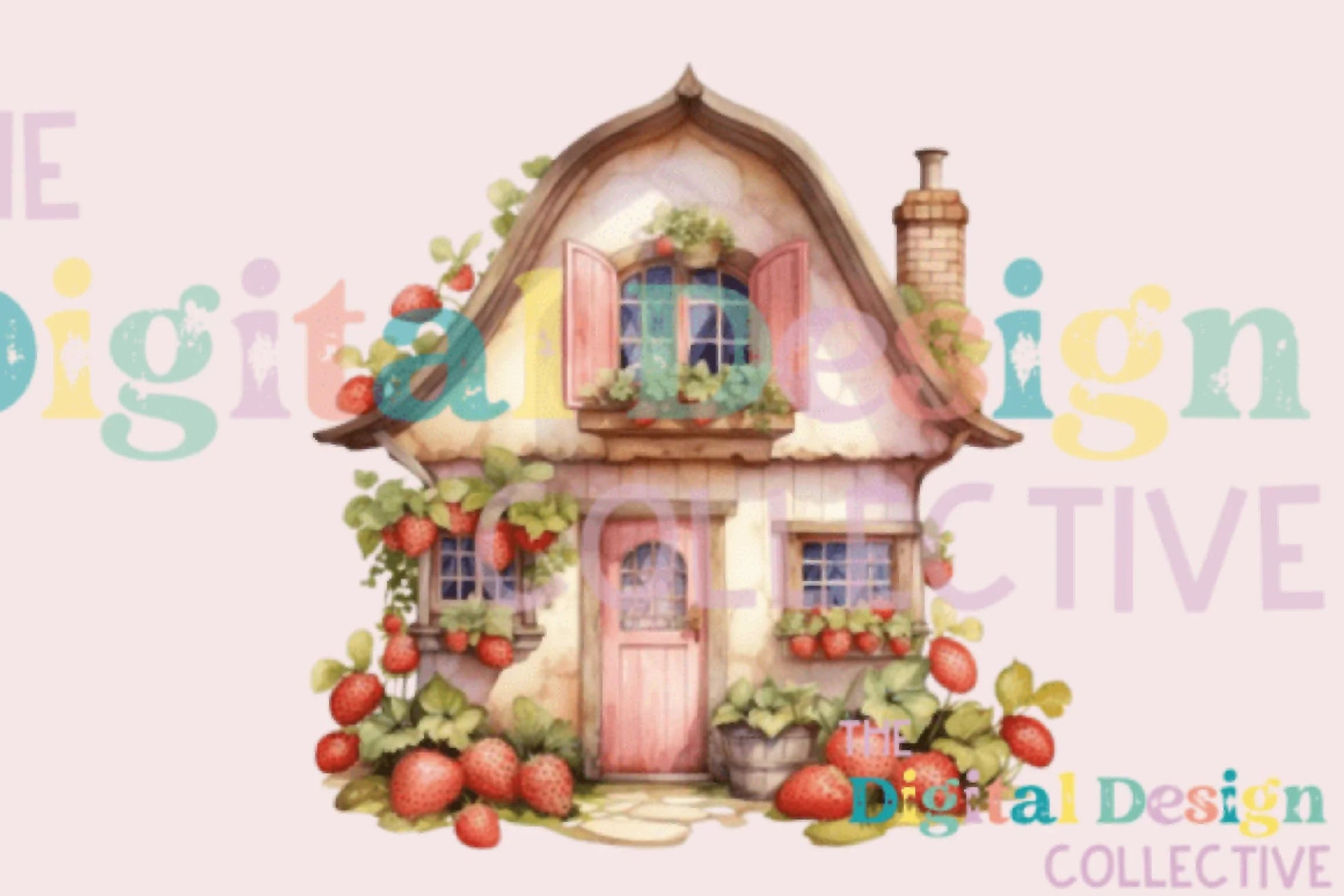 Berry House Spring Design Clipart Bundle - CraftNest - Digital Crafting and Art