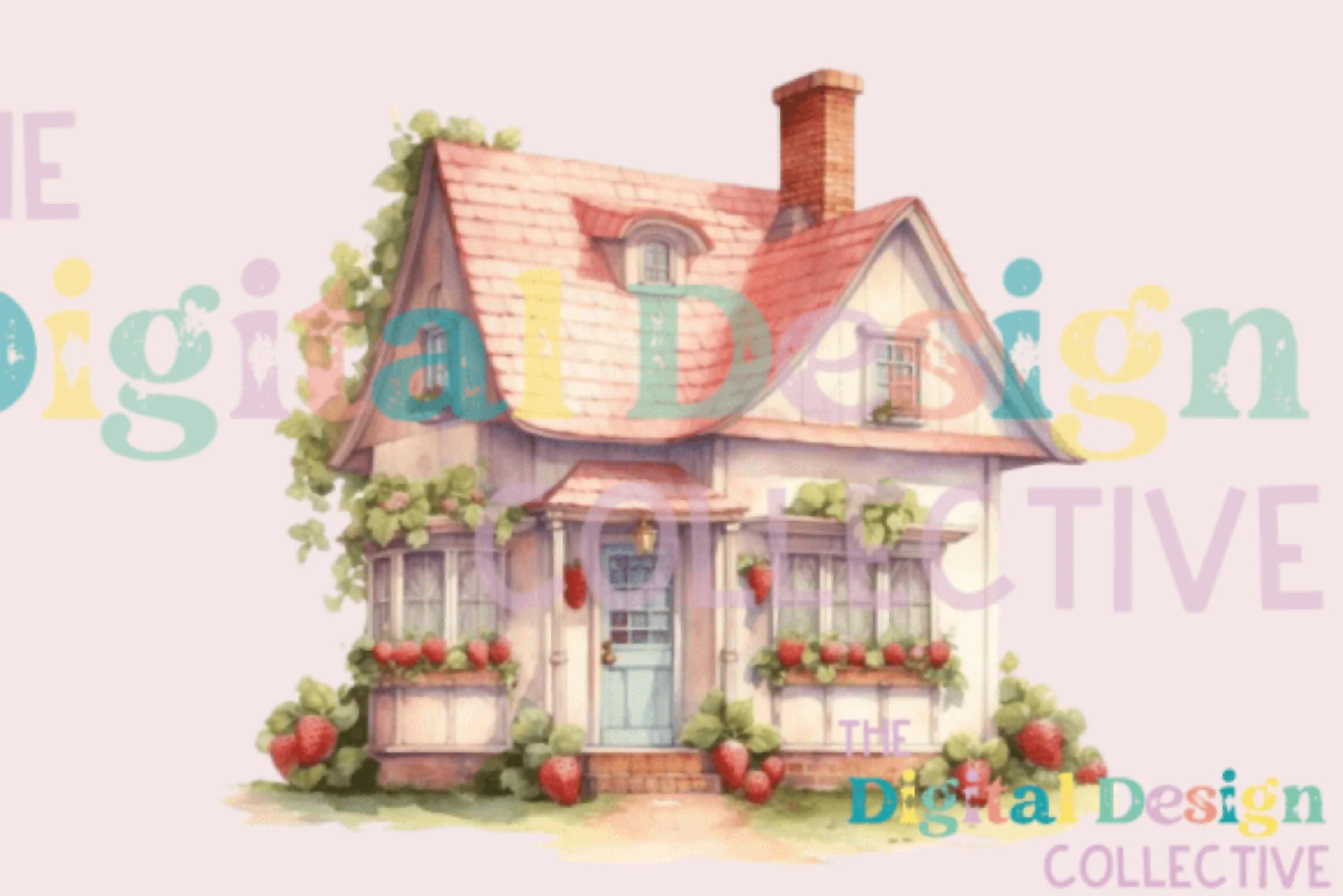 Spring Berry House Clipart Bundle - CraftNest - Digital Crafting and Art
