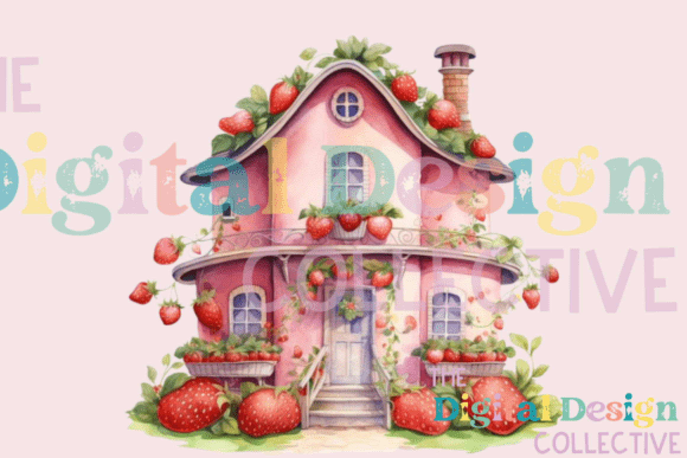 Berry House Spring Clipart Bundle