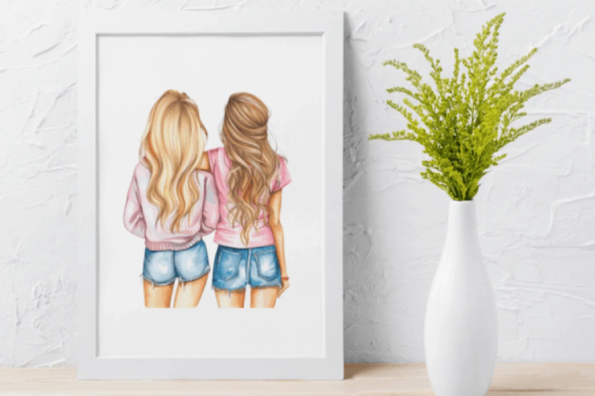 Adorable Best Friend Clipart Bundle - CraftNest - Digital Crafting and Art