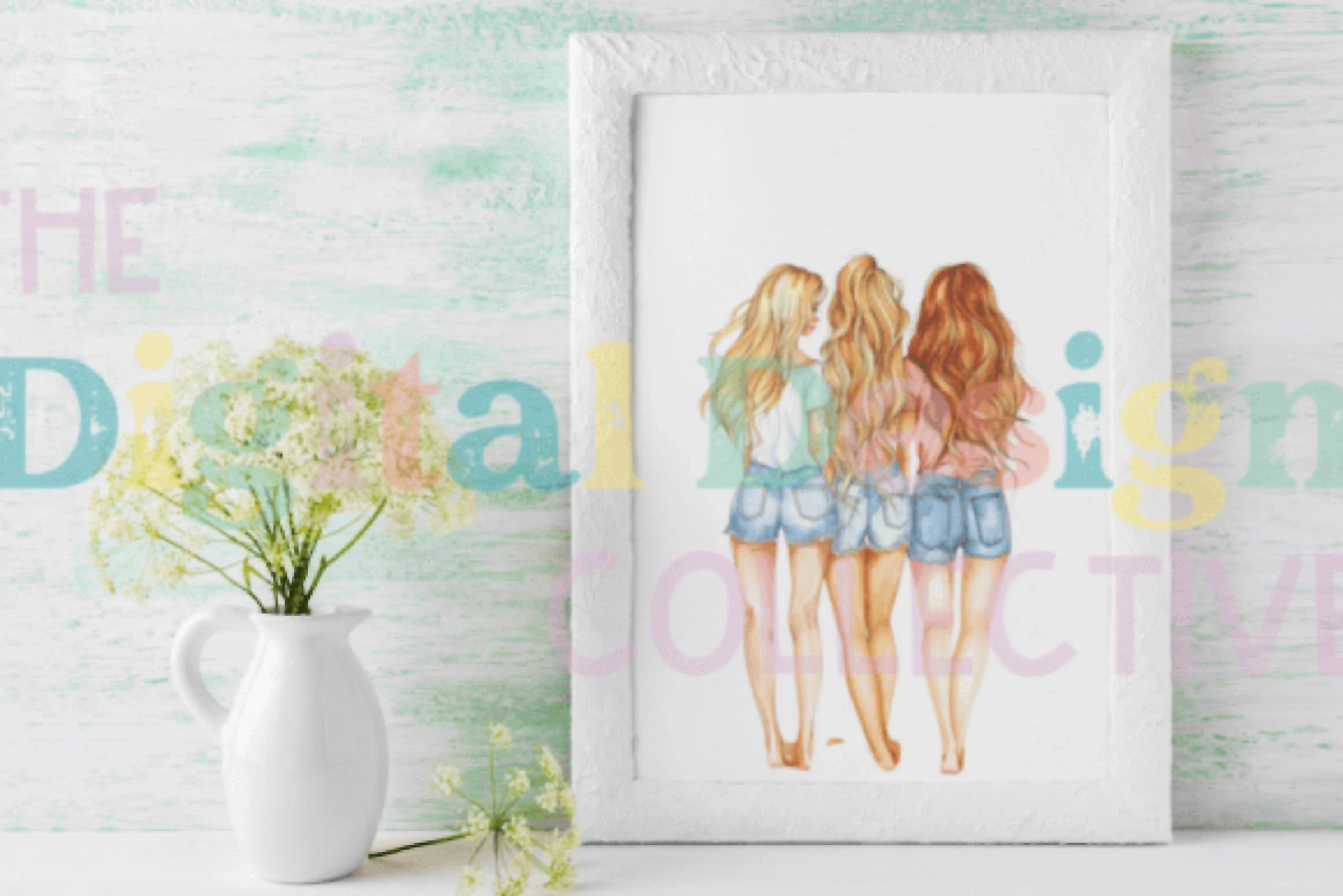 Best Friend Clipart Bundle - CraftNest - Digital Crafting and Art