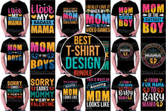 Mom T Shirt Design Bundle - CraftNest - Digital Crafting and Art