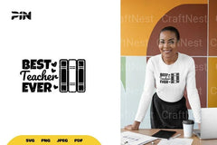 Best Teacher Ever SVG Bundle - CraftNest - Digital Crafting and Art