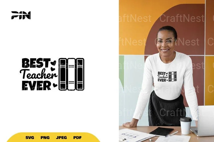 Best Teacher Ever SVG Bundle - CraftNest - Digital Crafting and Art