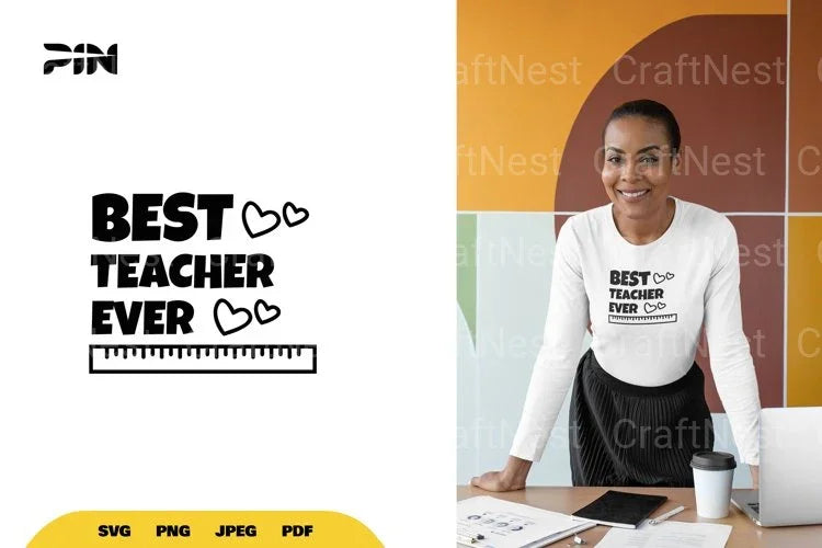 Best Teacher Ever SVG Bundle - CraftNest - Digital Crafting and Art