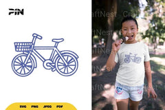 Bicycle Doodle SVG Bundle - CraftNest - Digital Crafting and Art