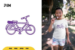 Bicycle Doodle SVG Bundle - CraftNest - Digital Crafting and Art