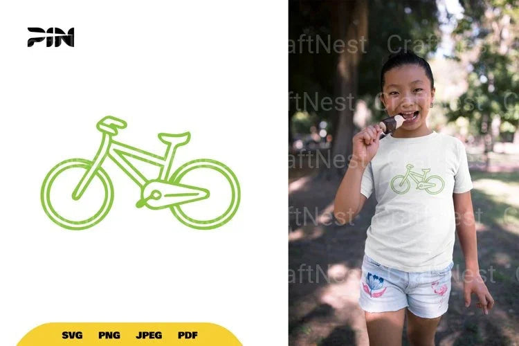 Bicycle Doodle Clipart Bundle - CraftNest - Digital Crafting and Art