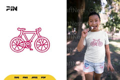 Bicycle Doodle Clipart Bundle - CraftNest - Digital Crafting and Art