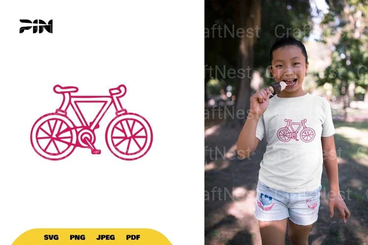 Bicycle Doodle Clipart Bundle - CraftNest - Digital Crafting and Art