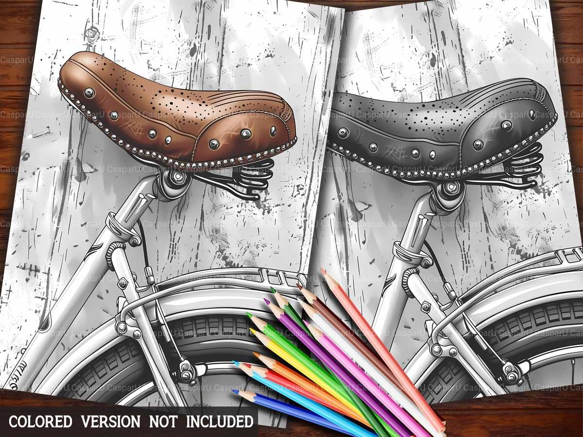 Bicycle Riding Coloring Books - CraftNest - Digital Crafting and Art