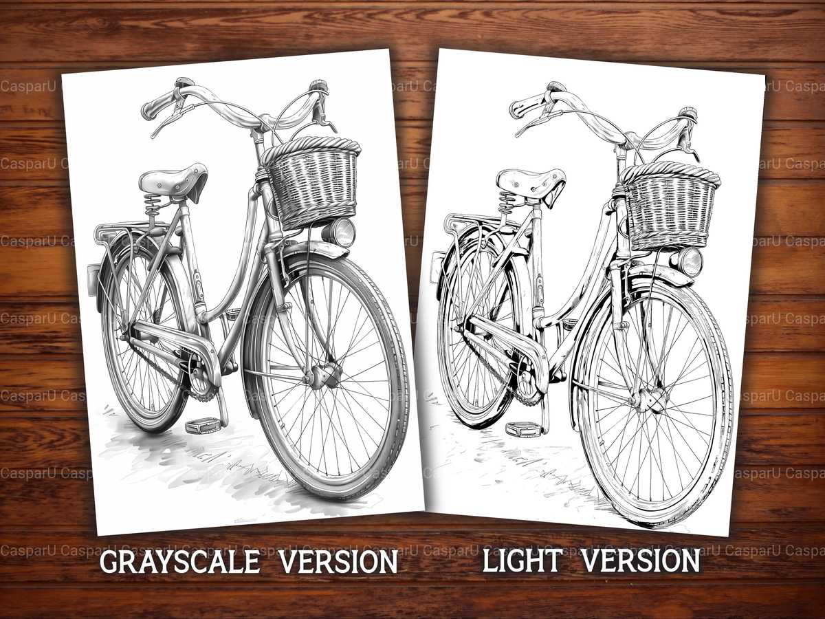 Bicycle Riding Coloring Books - CraftNest - Digital Crafting and Art