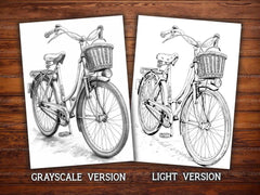 Bicycle Riding Coloring Books - CraftNest - Digital Crafting and Art