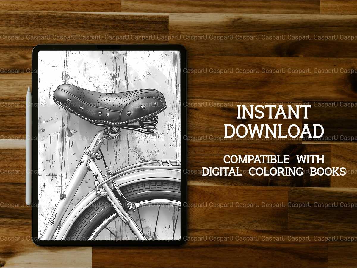 Bicycle Riding Coloring Books - CraftNest - Digital Crafting and Art