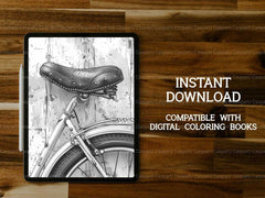 Bicycle Riding Coloring Books - CraftNest - Digital Crafting and Art