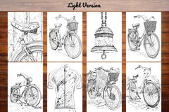Bicycle Riding Coloring Books - CraftNest - Digital Crafting and Art