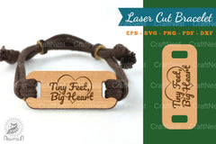 Big Heart Laser Cut Bracelet Design Bundle - CraftNest - Digital Crafting and Art