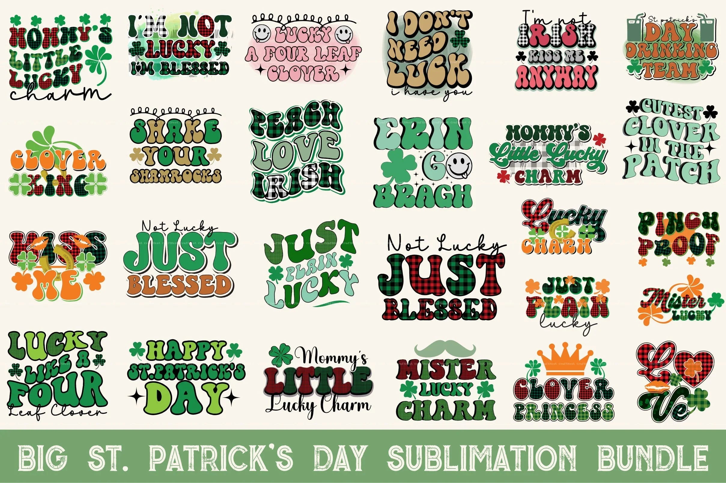 St. Patrick's Day Clipart Bundle
