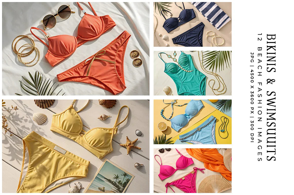 Bikinis and Swimsuits - Stock Images - CraftNest - Digital Crafting and Art
