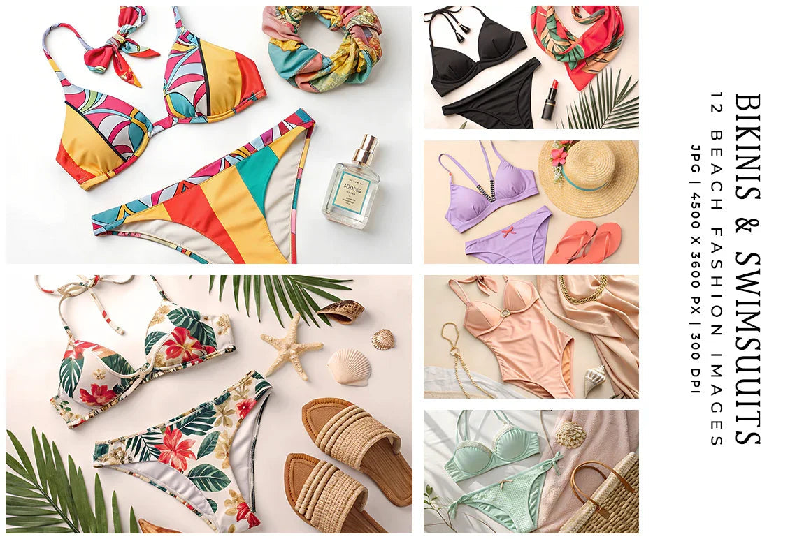 Bikinis and Swimsuits - Stock Images - CraftNest - Digital Crafting and Art