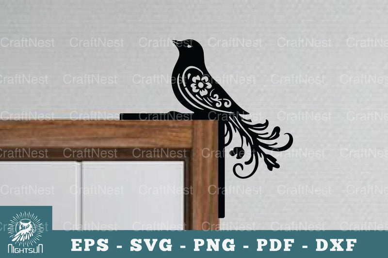 Bird Door Corner Lasercut SVG Bundle - CraftNest - Digital Crafting and Art