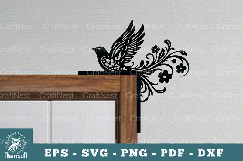 Bird Door Corner Lasercut SVG Bundle - CraftNest - Digital Crafting and Art
