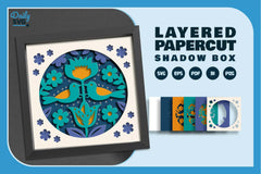 Bird Folk Art Papercut SVG Bundle - CraftNest - Digital Crafting and Art
