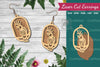 Bird Laser Cut Earrings Design Bundle