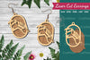 Bird Laser Cut Earrings Design Bundle
