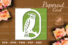Bird Papercut Card SVG Bundle - CraftNest - Digital Crafting and Art